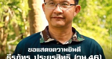 ขอแสดงความยินดีกับดร.ธีรภัทร ประยูรสิทธิ ขอแสดงความยินดีกับดร.ธีรภัทร ประยูรสิทธิ